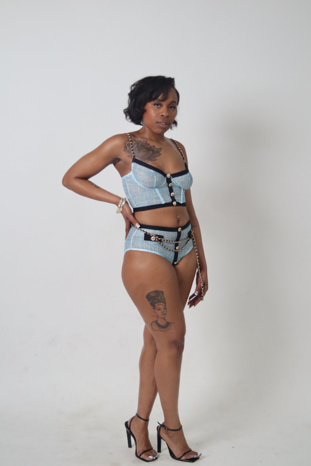 Chain Reaction Denim Set