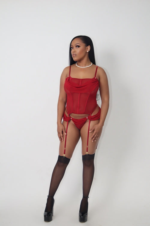 Scarlet Temptation 3-Piece Set